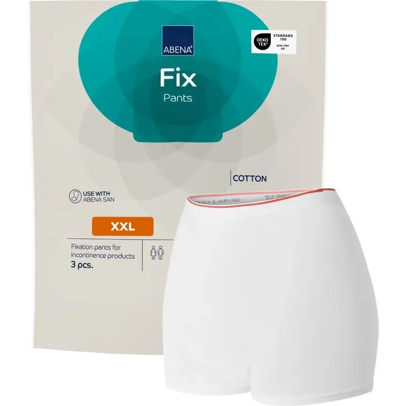 Abena Fix Mutandine di fissaggio in cotone, taglia XXL, 10 pezzi