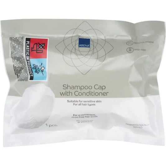 Abena Cuffia con shampoo e balsamo senza risciacquo, 1 pezzo