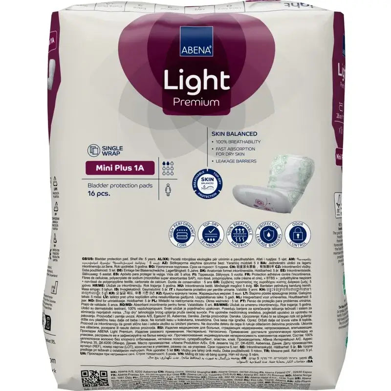 Abena Light Mini Plus 1A, 16 pezzi