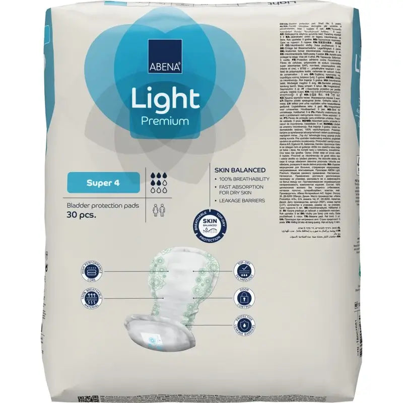 Abena Light Premium Super 4, 30 pezzi