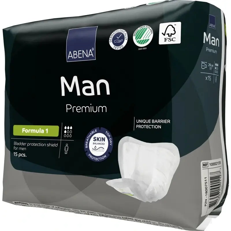 Abena Man Premium Formula 1, 15 pezzi