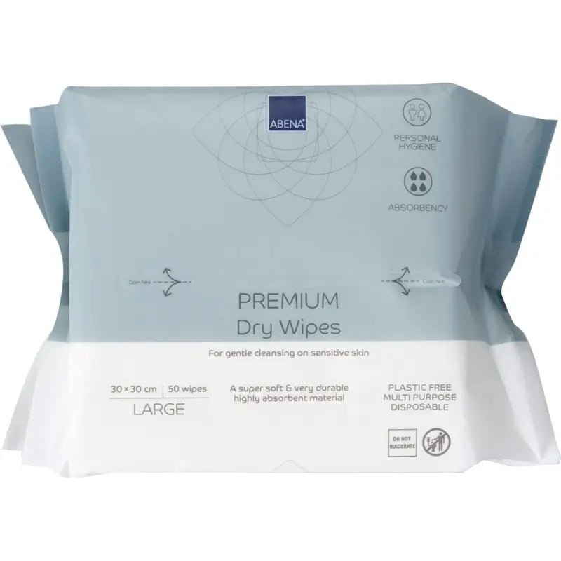 Abena Salviette secche multiuso Premium 30x30 cm, 50 pezzi
