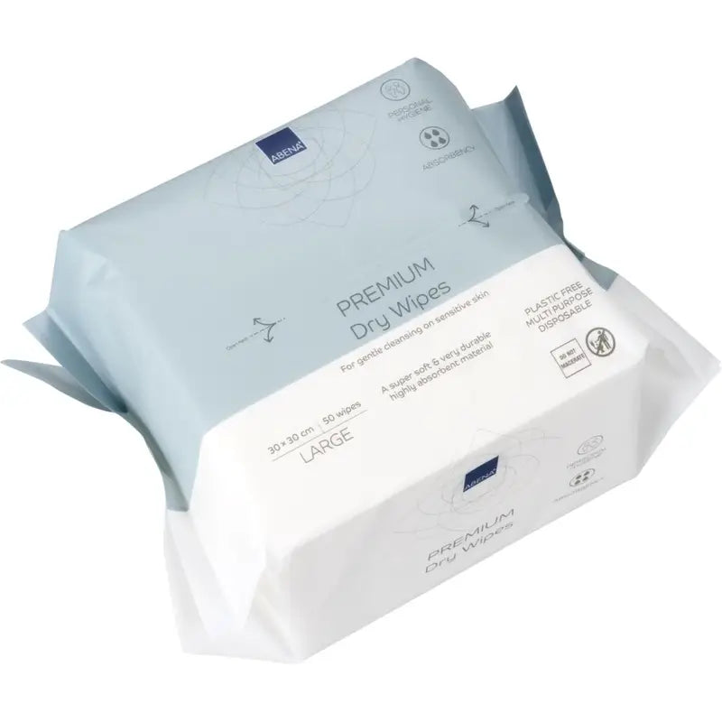 Abena Salviette secche multiuso Premium 30x30 cm, 50 pezzi