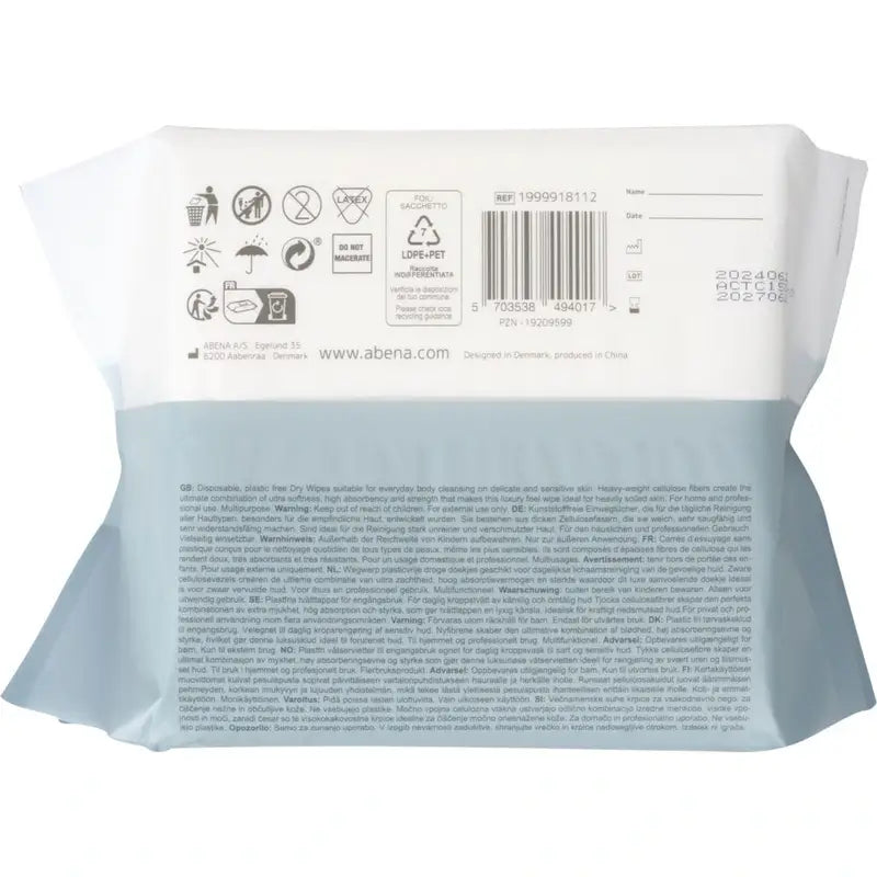 Abena Salviette secche multiuso Premium 30x30 cm, 50 pezzi