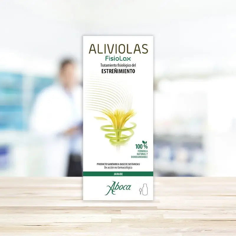 Aboca Aliviolas Fisiolax Sciroppo per la stitichezza, 180 g