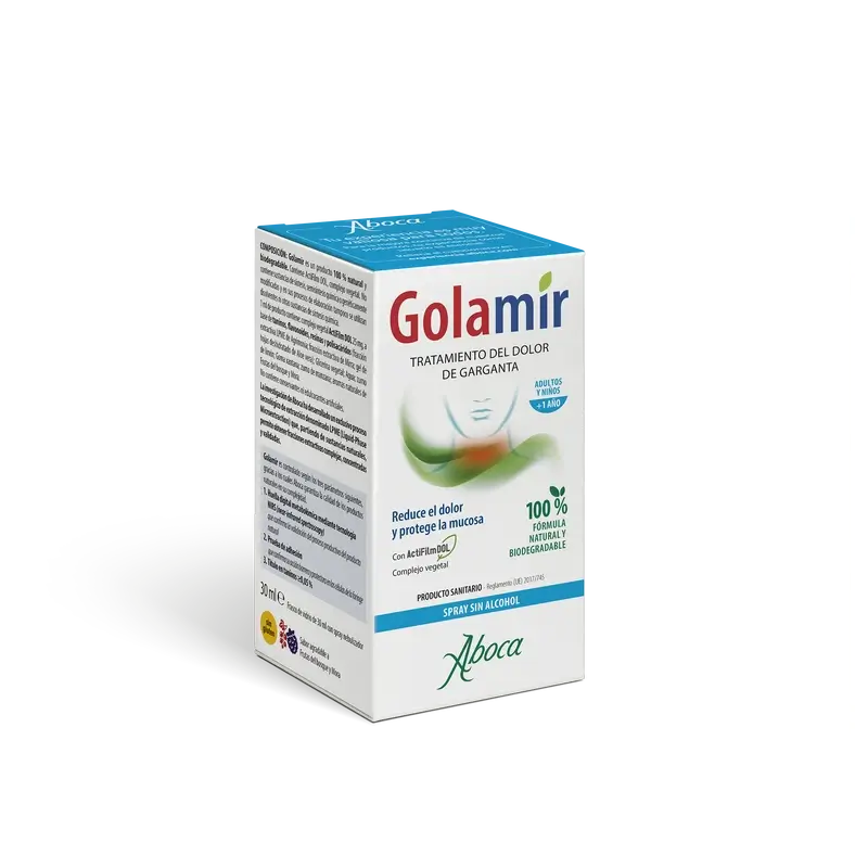 Aboca Golamir 2Act Spray per la gola senza alcool, 30 ml
