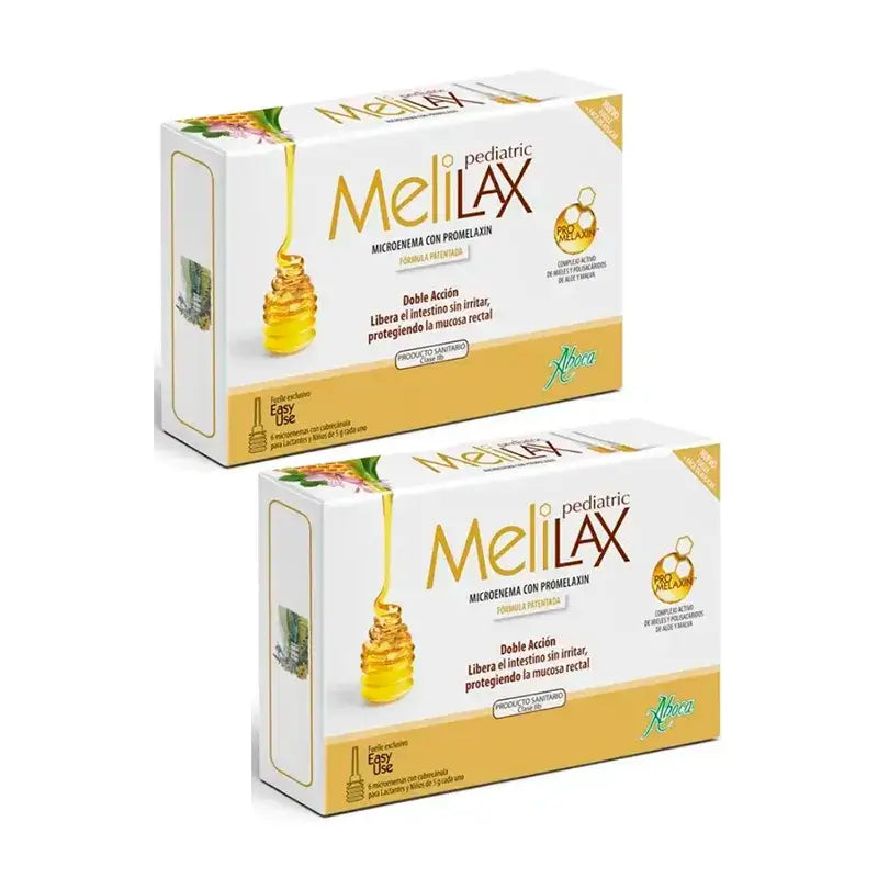 Aboca Melilax Pediatrico, 2x6 microenemi da 5 grammi
