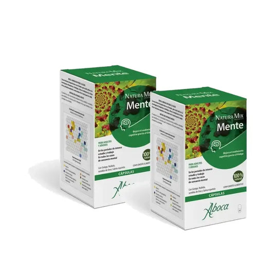 Aboca Natura Mix Advanced Mente, 50 capsule, confezione da 2