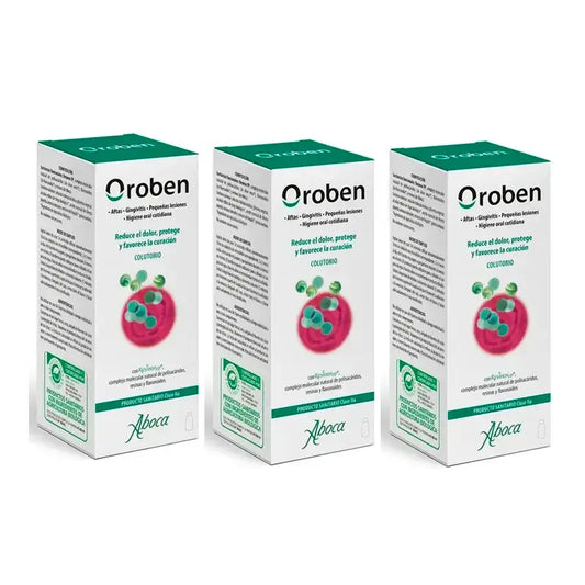 Aboca Oroben Aftagen Collutorio, 3x150 ml
