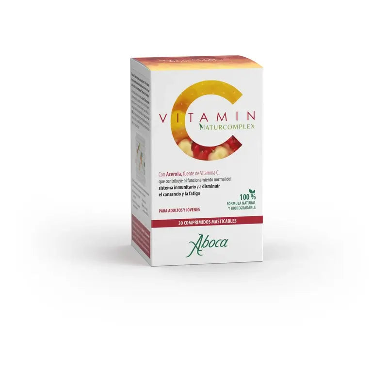 Aboca Vitamin C Naturcomplex Integratore alimentare, 30 compresse