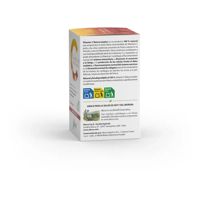 Aboca Vitamin C Naturcomplex Integratore alimentare, 30 compresse