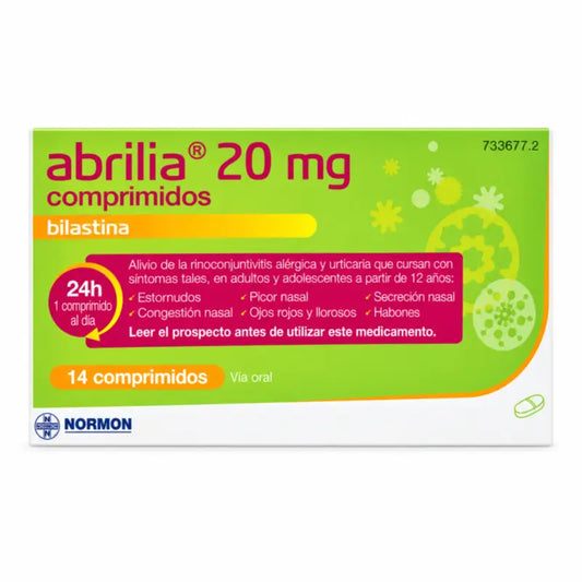 Bilastina Abrilia Normon 20 mg, 14 compresse