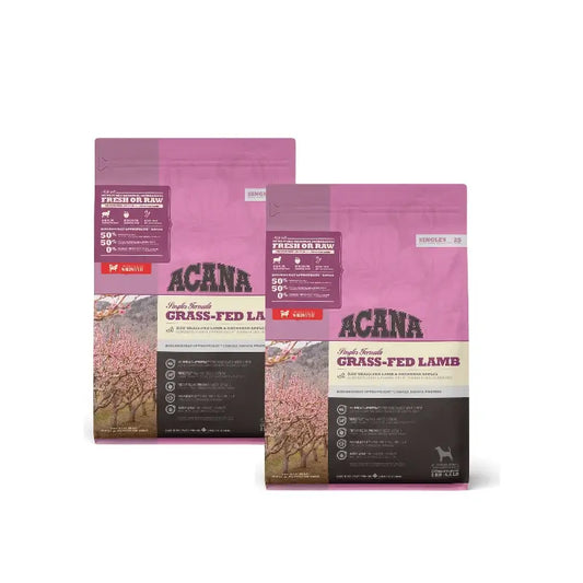Acana Adult Singles Grass-Fed 2 kg mangime per cani, confezione da 2