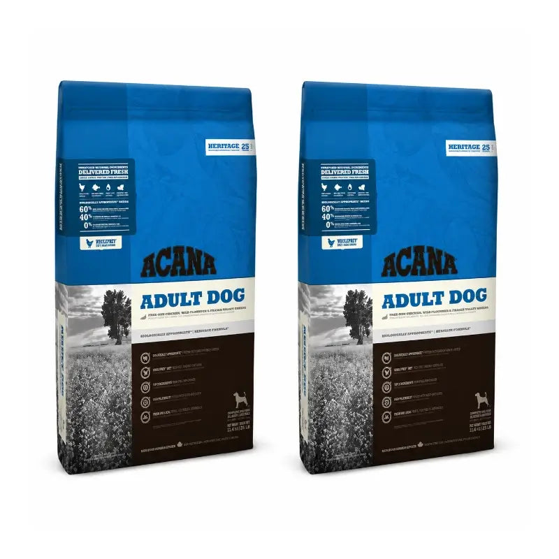 Acana Canine Adult 17Kg cibo per cani 2-pack