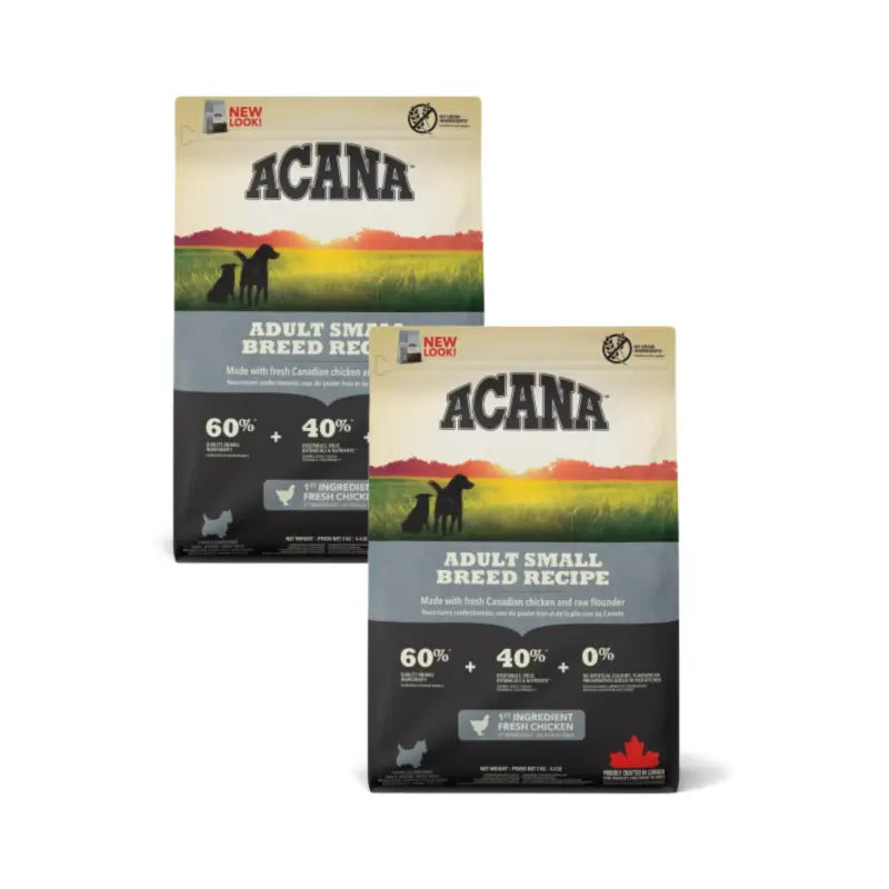 Acana Canine Adult Heritage Razze Piccole Confezione da 2 x 2 kg di mangime per cani