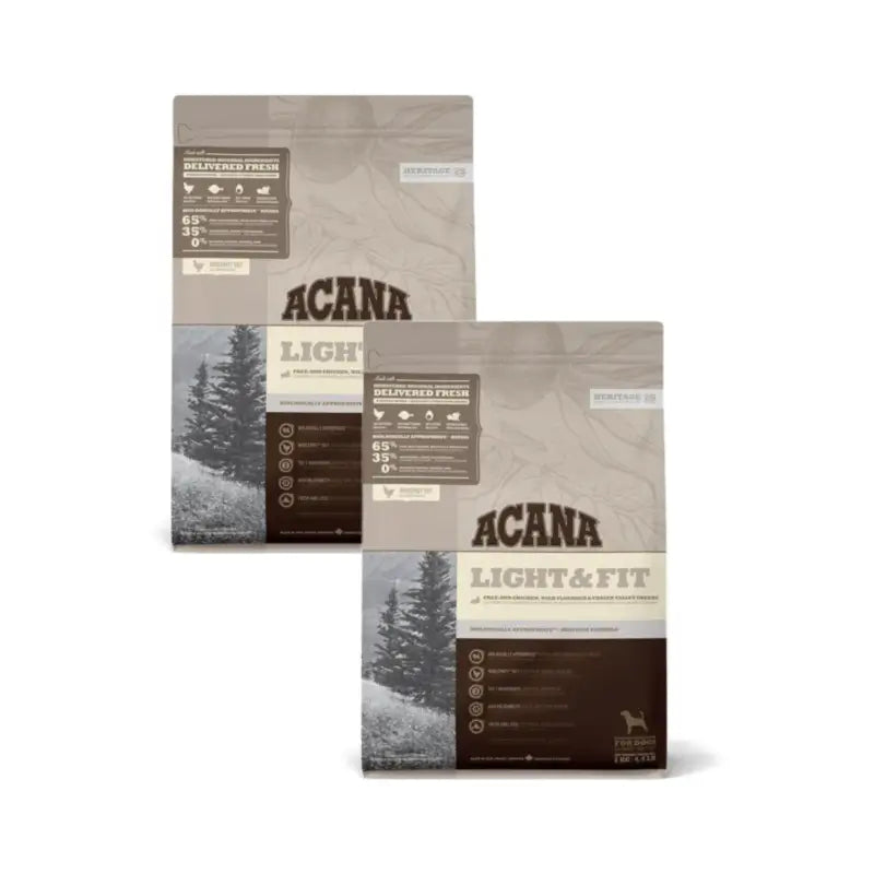 Acana Canine Adult Light, confezione da 2 x 2 kg di mangime per cani