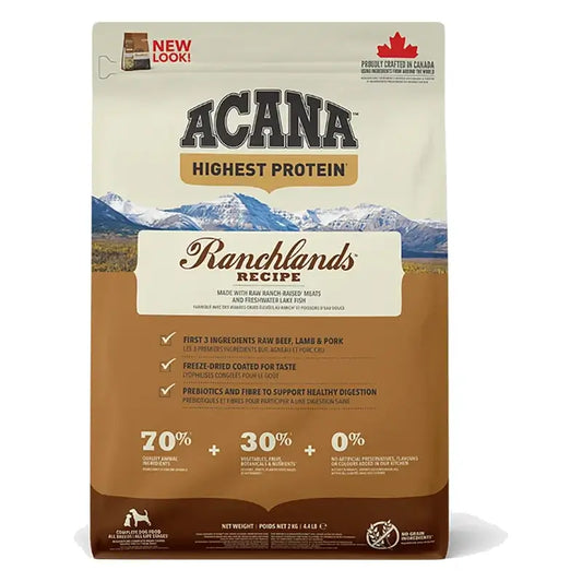 Acana Canine Adult Regionals Ranchlands Prairie 2 kg cibo per cani