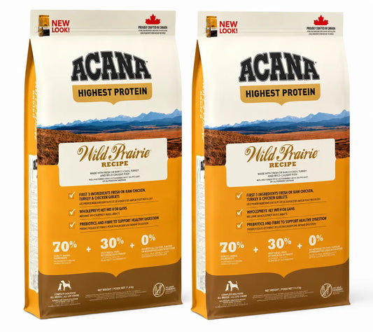 Acana Canine Adult Regionals Wild Prairie 11,4 Kg cibo per cani , confezione 2