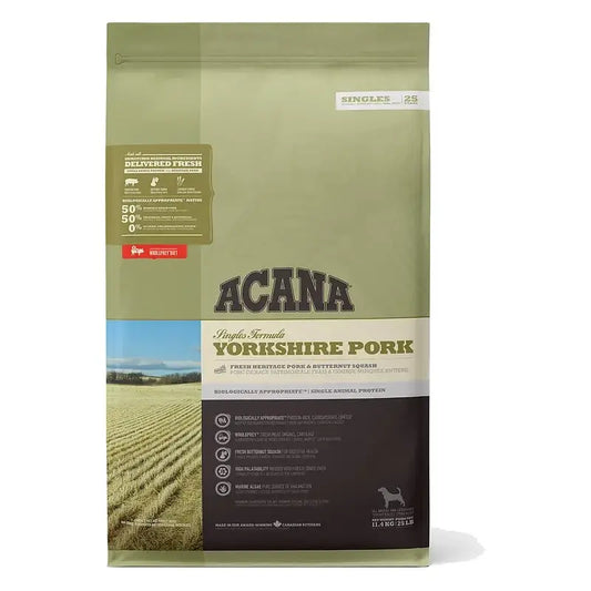 Acana Canine Adult Singles Yorkshire Pork 11,4Kg cibo per cani