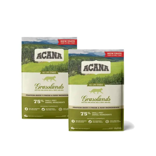 Acana Feline Adult Grasslands Pack 2 x 1,8 kg - mangime per gatti