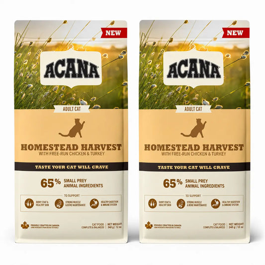 Acana Feline Adult Homestead 4,5 kg di cibo per gatti , confezione da 2