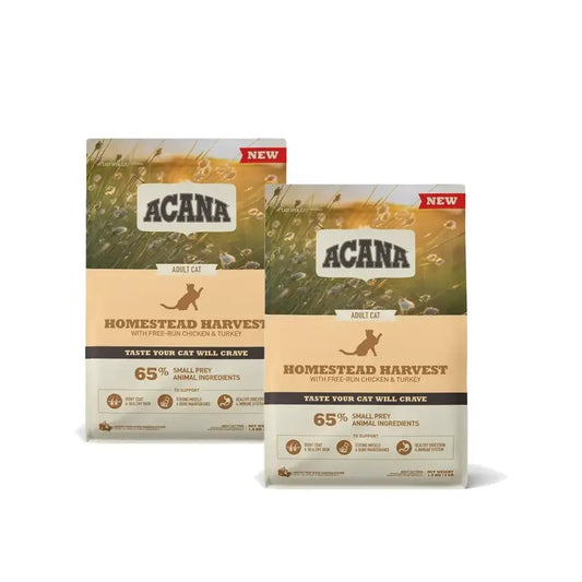 Acana Feline Adult Homestead Pack 2 x 1,8 kg di mangime per gatti