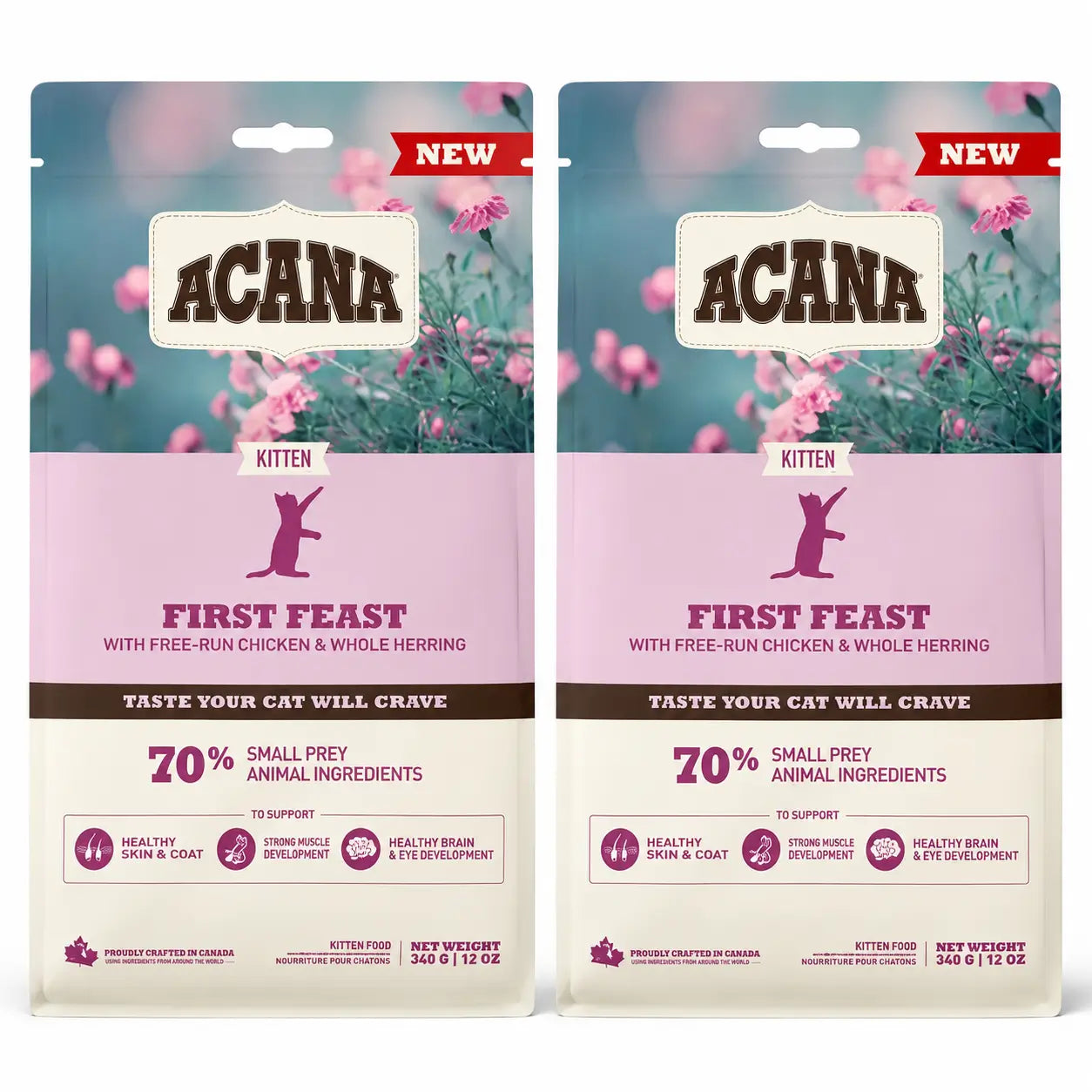 Acana Feline Kitten First Feast 1,8 Kg cibo per gatti , confezione 2
