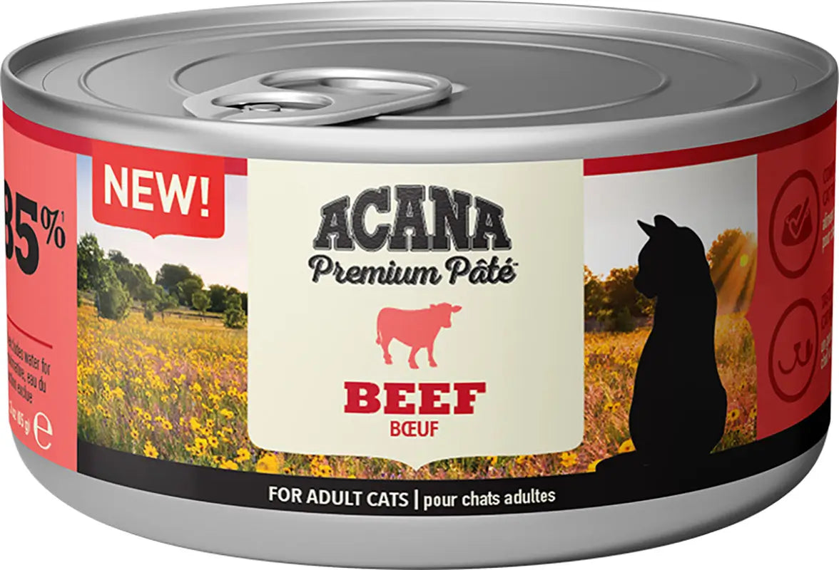 Acana Feline Premium Beef Pate 24X85Grs cibo umido per gatti