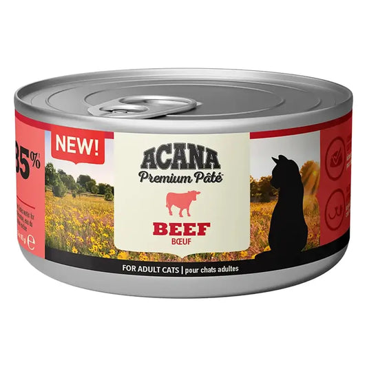 Acana Feline Premium Beef Pate 24X85Grs cibo umido per gatti