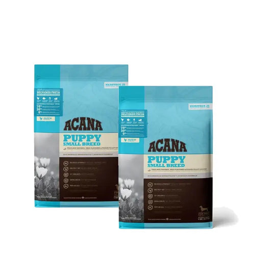 Acana Puppy Heritage per cani di taglia piccola, 6 kg, mangime per cani, confezione da 2