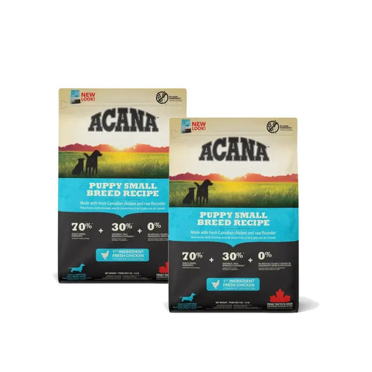 Acana Puppy Heritage per cani di taglia piccola, 6 kg, mangime per cani, confezione da 2