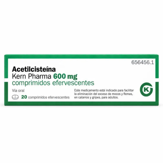 Acetilcisteina 600 mg, 20 compresse effervescenti Kern Pharma