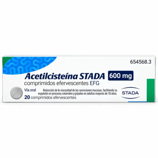 Stada Acetilcisteina Efg 600 mg 20 compresse effervescenti