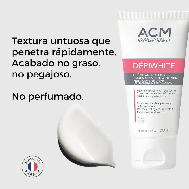 Acm Laboratoire Dépiwhite Crema anti-macchie Zone sensibili e intime, 50 ml