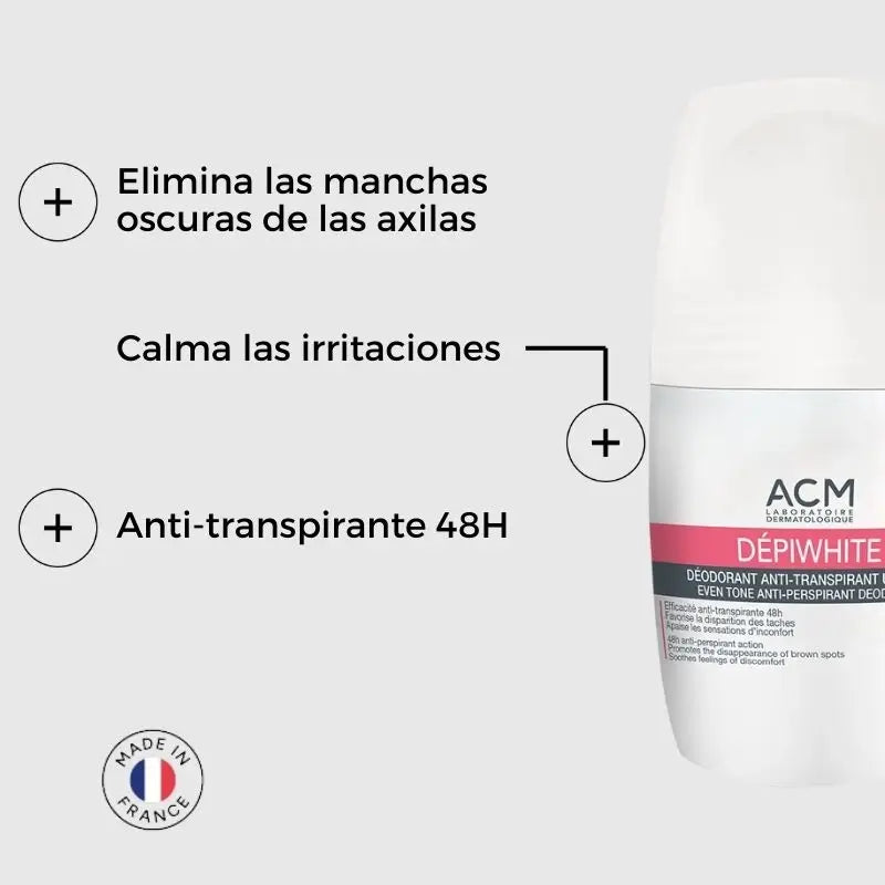 Acm Laboratoire Dépiwhite Deodorante Unificante Antitraspirante, 50 ml