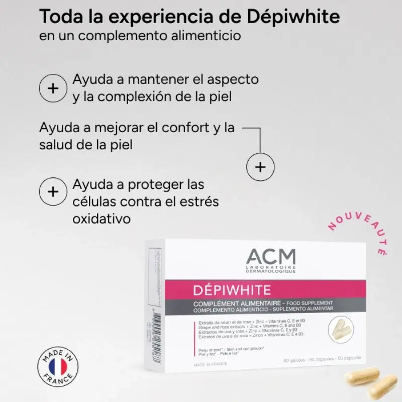 Acm Laboratoires Dépiwhite Integratore alimentare , 60 capsule