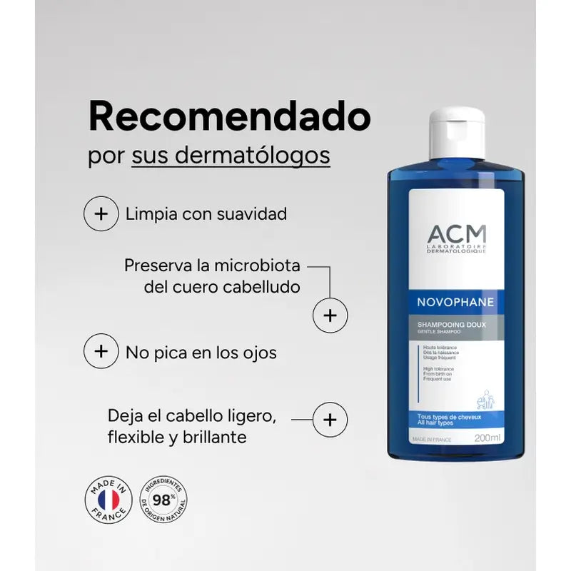 Acm Laboratoires Novophane Shampoo delicato , 500 ml