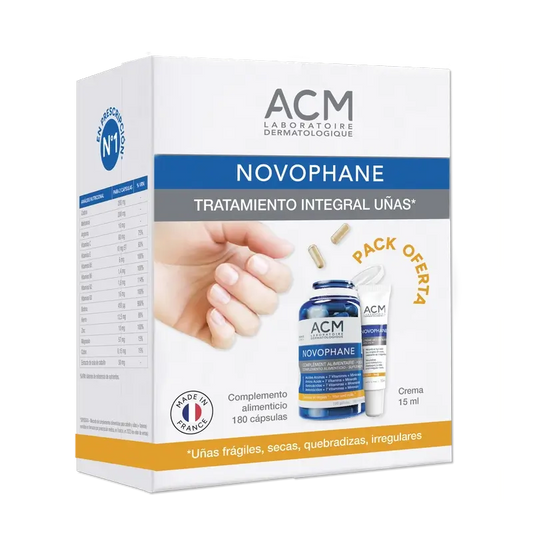 Acm Laboratoires Novophane Trattamento completo per unghie confezione da 3 mesi