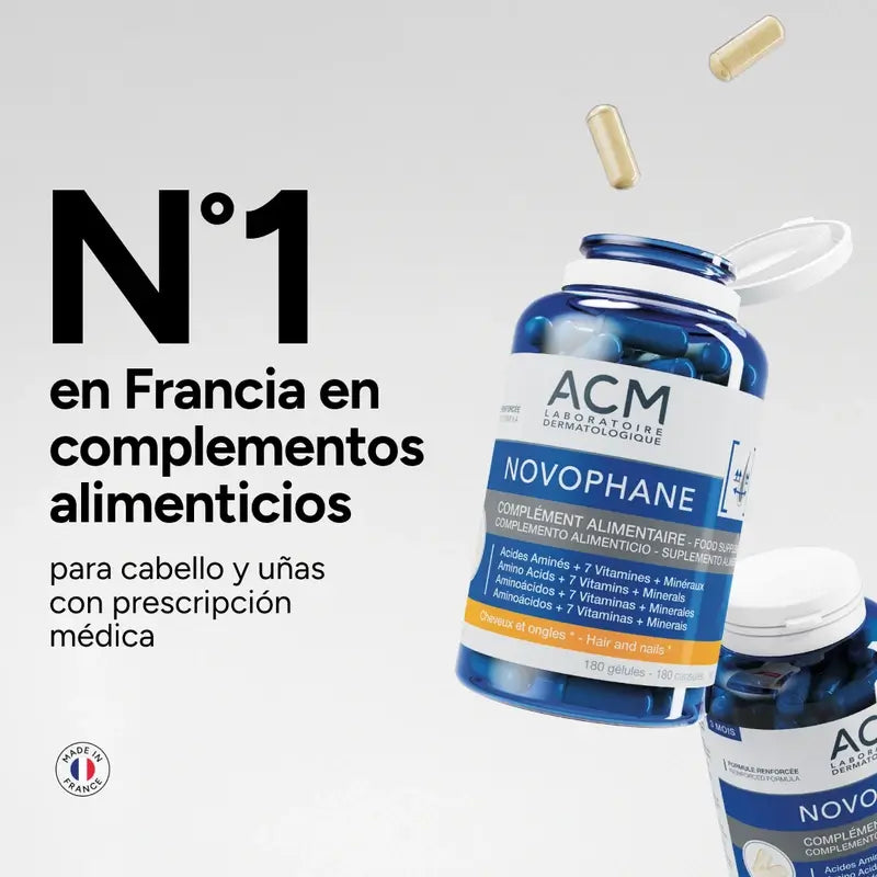 Acm Laboratoires Novophane Trattamento completo per unghie confezione da 3 mesi