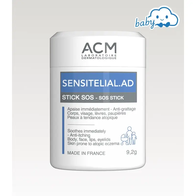Acm Laboratoires Sensitelial.Ad Sos Stick lenitivo, 9,2 grammi