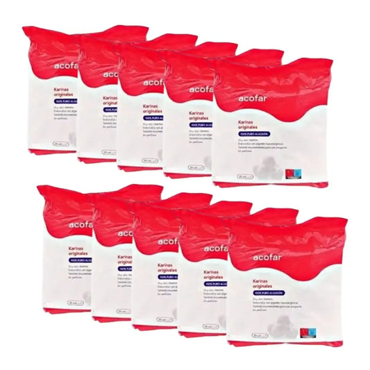 Acofar Karinas Tocological Cotton Pads, 10x20 unità
