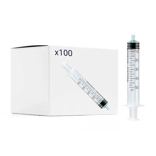 Confezioni Acofar Siringhe sterili senza ago 3 pezzi 50 ml, 3 x 100 pezzi.