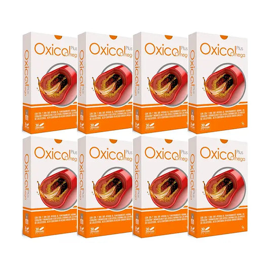 Actafarma Oxicol Plus Omega, confezione da 8 x 30 capsule