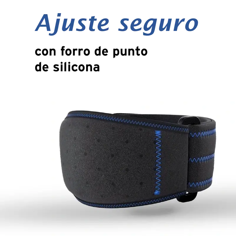 Actimove Cinghia di supporto per il gomito regolabile, nera, misura universale