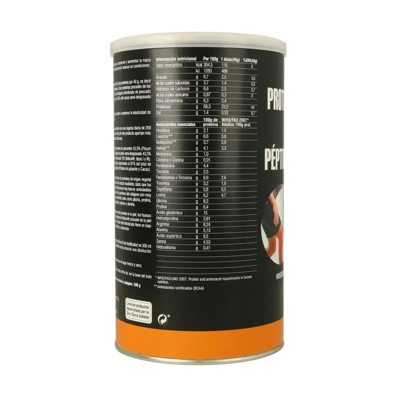 Active Foods Proteine del pisello con collagene e cacao 500gr.