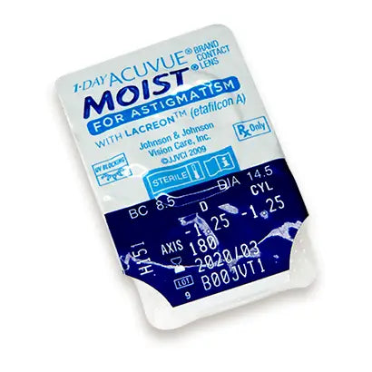 Acuvue 1 Day Moist Daily Toric Lenses , 30 unità