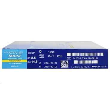 Acuvue 1 Day Moist Daily Toric Lenses , 90 unità
