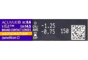 Acuvue Vita lenti toriche mensili , 6 unità