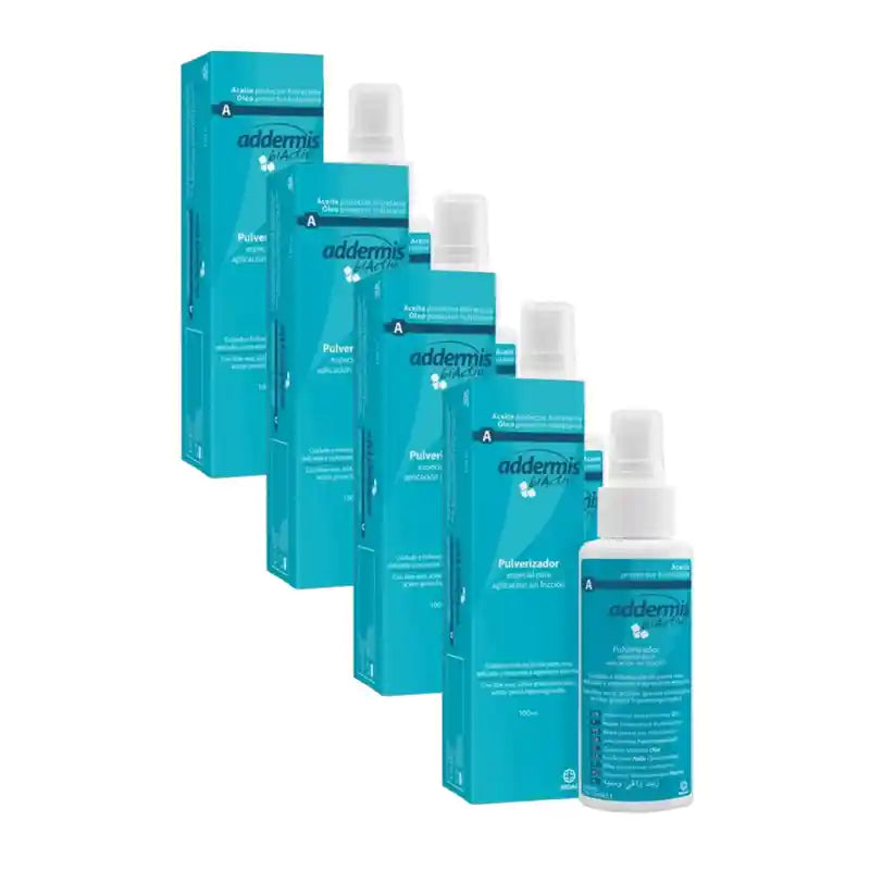 Addermis Biactiv Olio protettivo idratante, 4X100 Ml