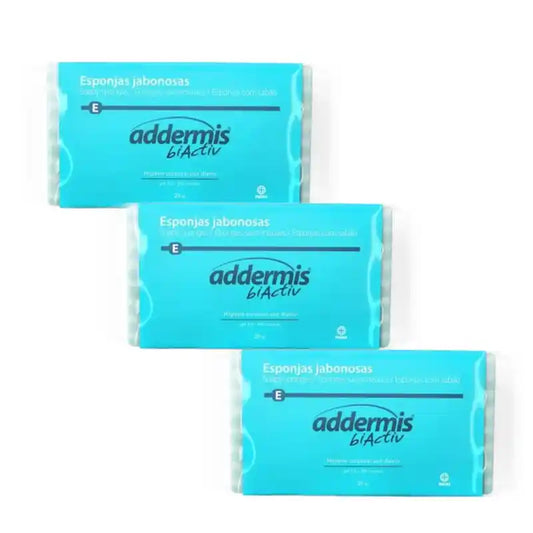 Addermis Biactiv Spugna detergente quotidiana , 4X20 unità